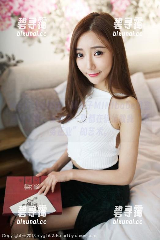 MyGirl美媛馆 - 糯美子MINIbabe教室图包分享：仿佛每一张都在悄悄教我“不务正业”的艺术。