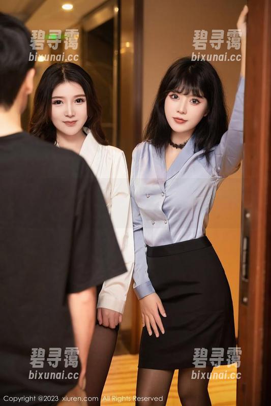 Xiuren秀人网 - 当田兮白邂逅网袜：一场写真集里的奇妙冒险